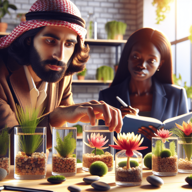 How to Display Mini Water Gardens in Groups