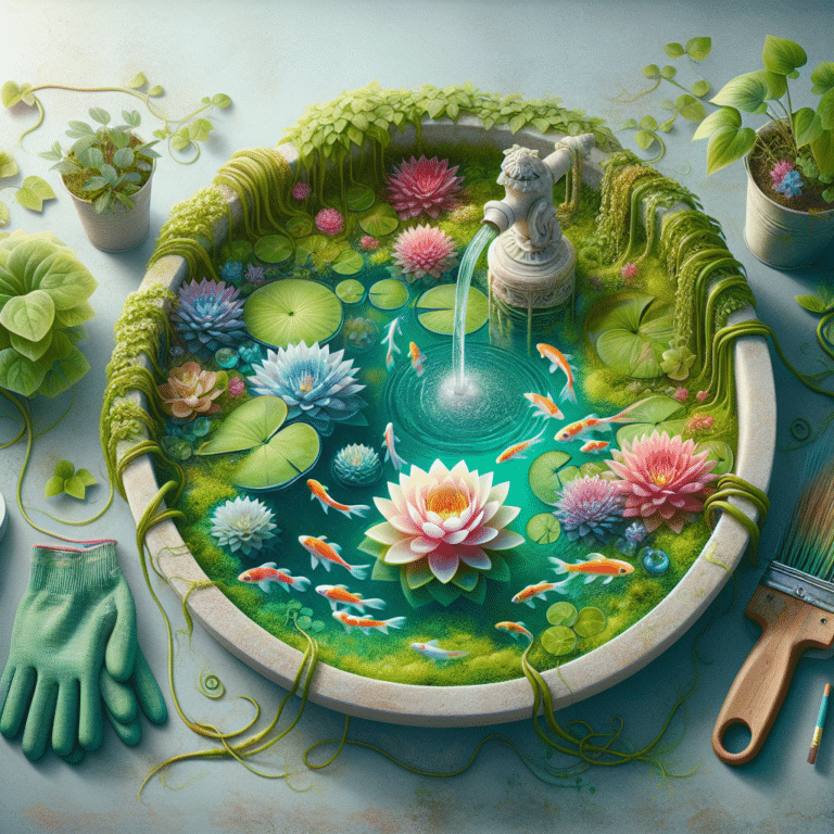 Removing Algae From Mini Water Gardens