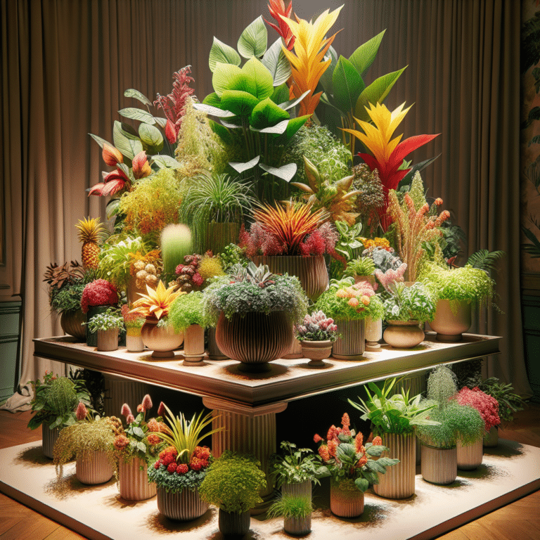 Colorful Plant Arrangements for Home Decor