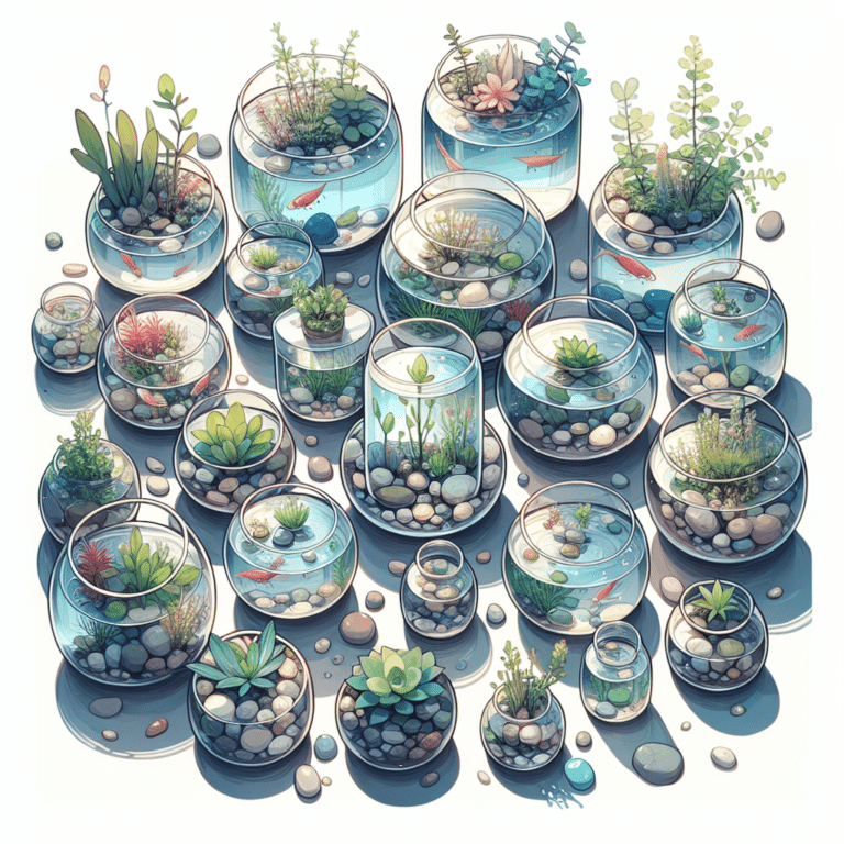 How to Display Mini Water Gardens in Groups