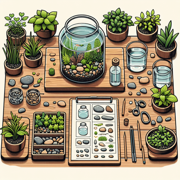 Building a Desktop Mini Water Garden: A DIY Guide
