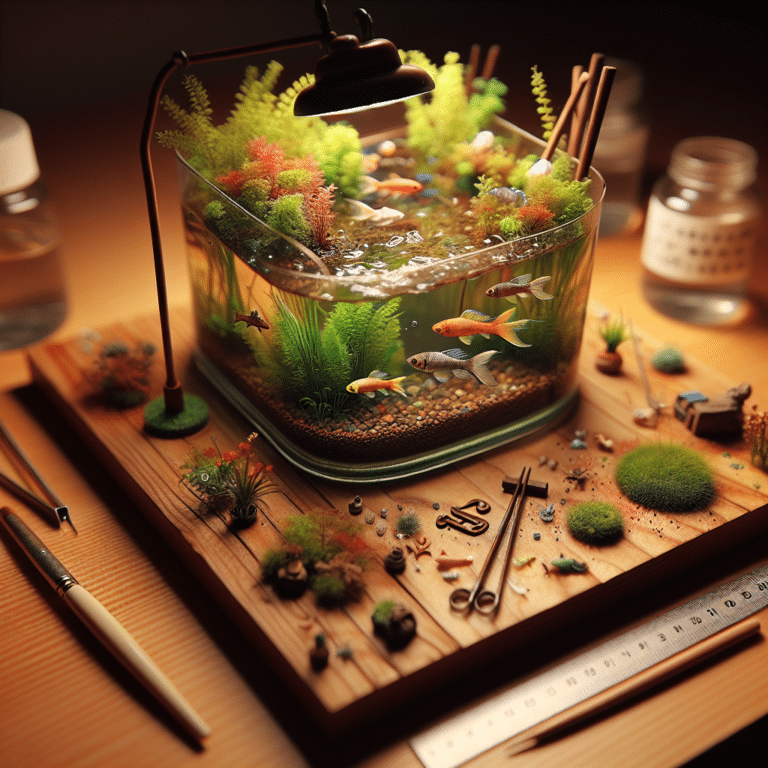 How to Create a Tabletop Aquatic Display