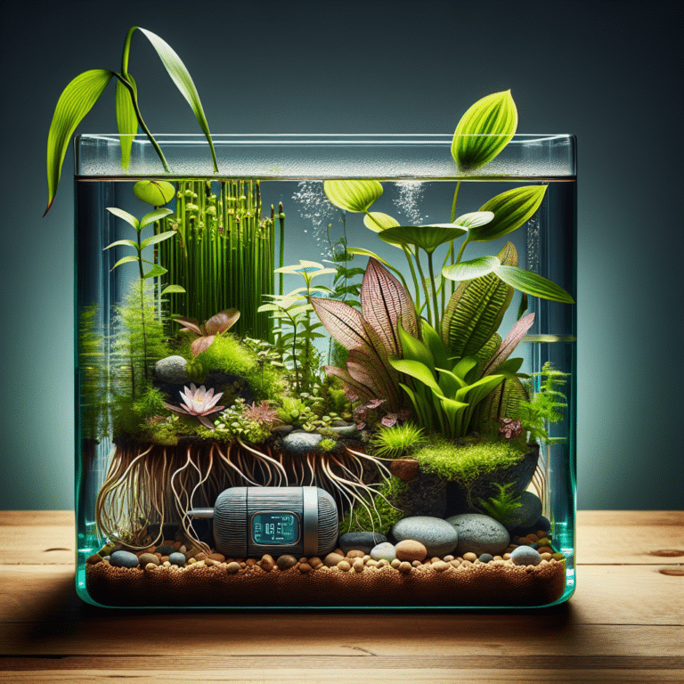 Monitoring Plant Health in Desktop Water Gardens