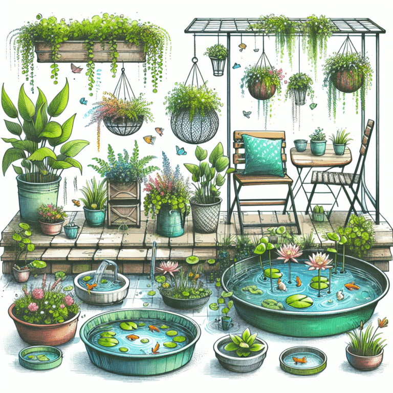 Easy DIY Water Garden Ideas for Small Spaces