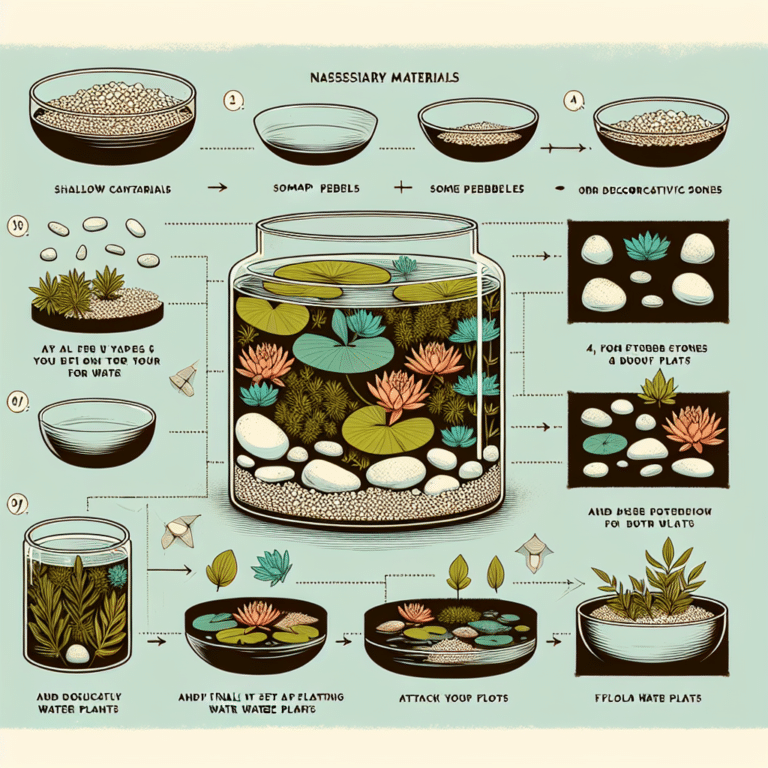 How to Make a Floating Water Plant Display