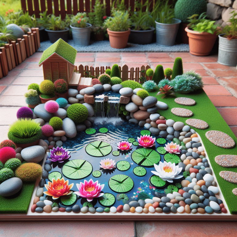 Easy DIY Water Garden Ideas for Small Spaces