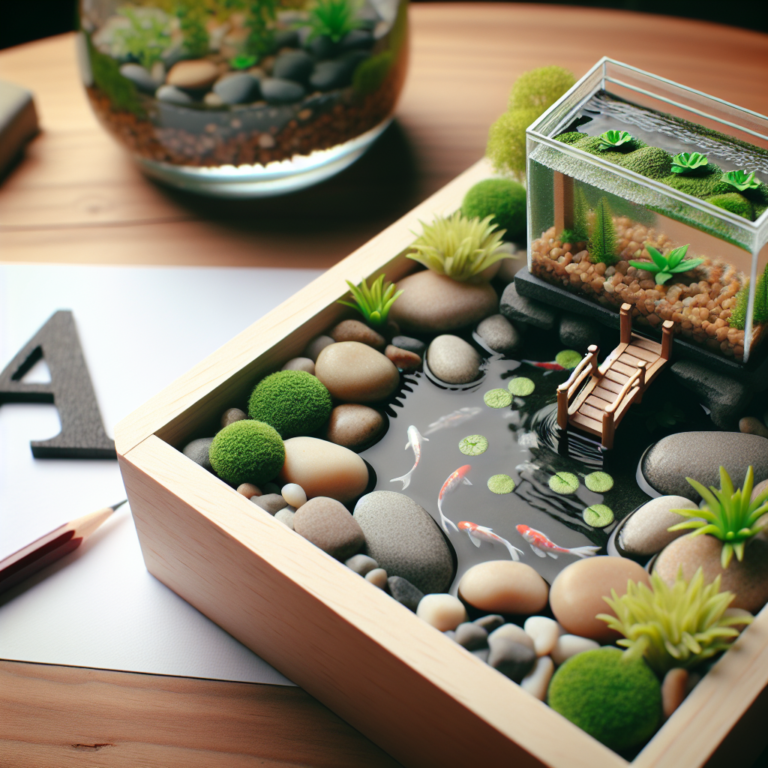 How to Make a Desktop Mini Water Garden