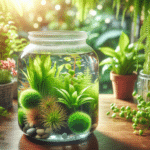 DIY Indoor Water Garden in a Glass Jar