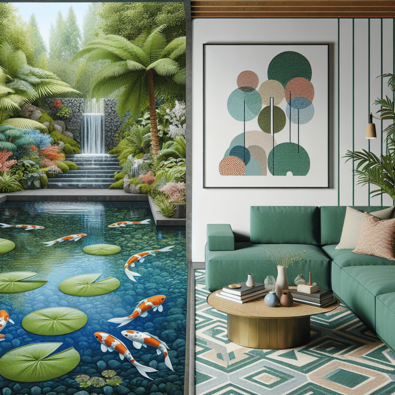 How to Match Your Water Garden With Room Decor