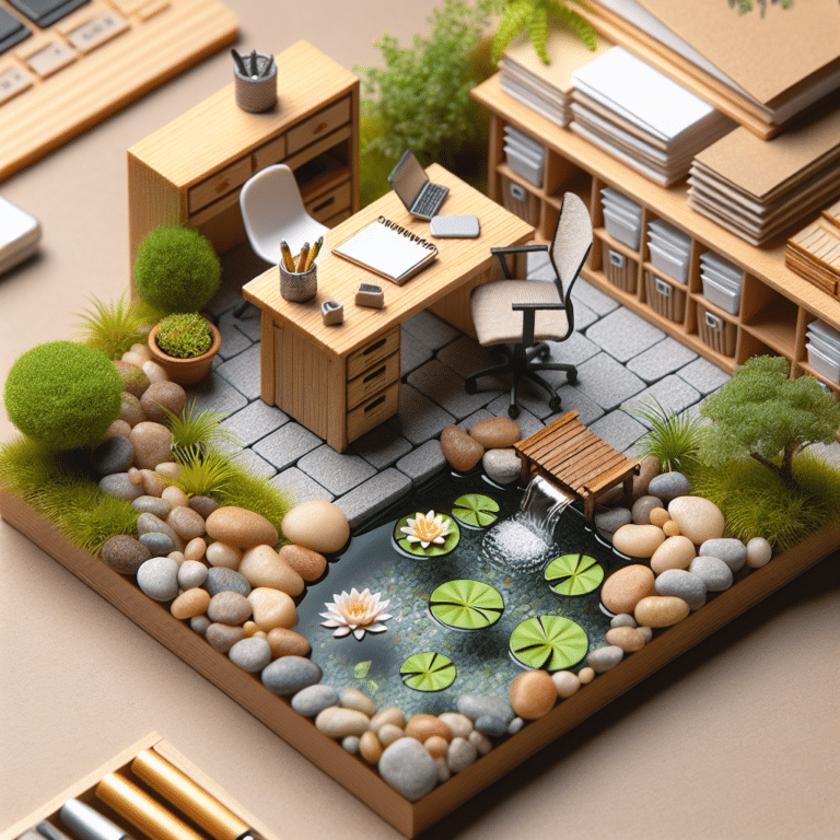 How to Design a Small Office Water Garden