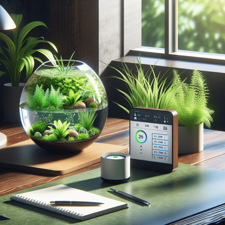 Monitoring Plant Health in Desktop Water Gardens
