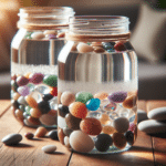 DIY Water Jars With Decorative Stones