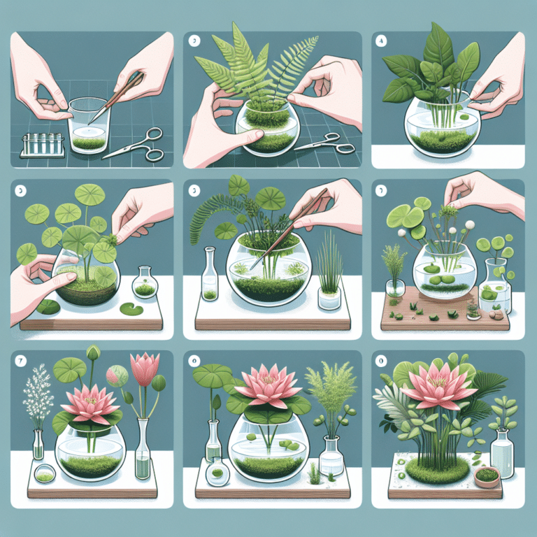 How to Make a Floating Water Plant Display