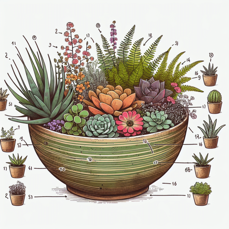 How to Combine Different Plant Types in One Bowl.