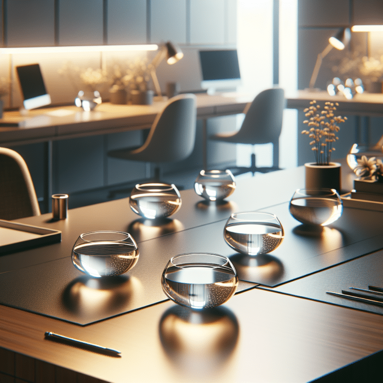 Decorating Desks With Mini Water Bowls