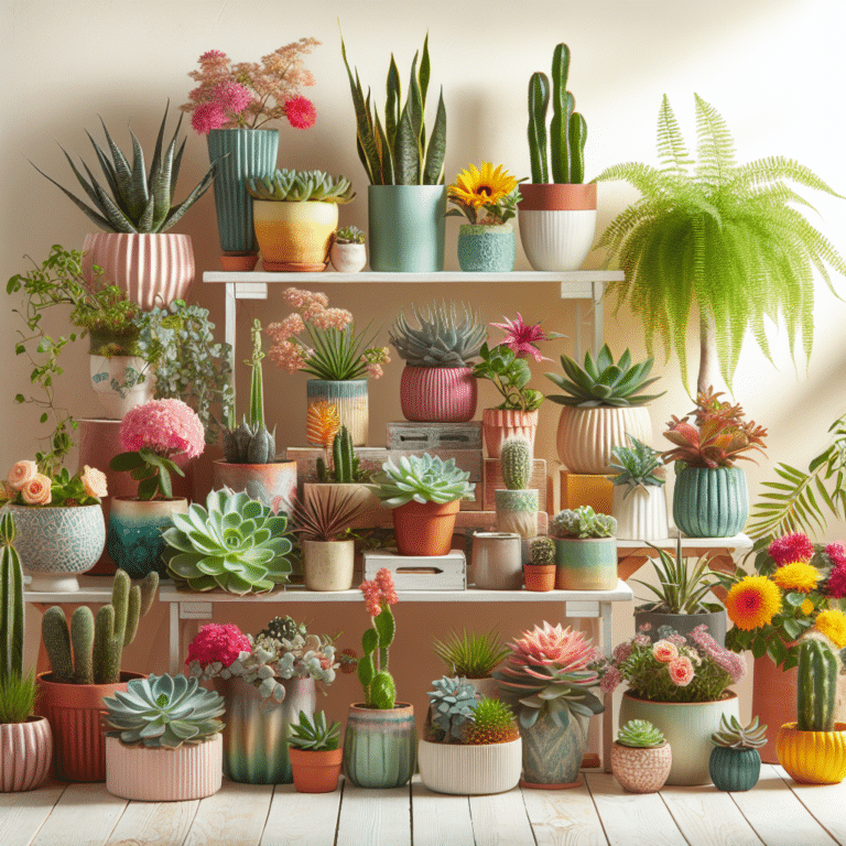Colorful Plant Arrangements for Home Decor